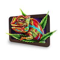 V Syndicate Rollin Trays Cloud 9 Chameleon 3D High Def Wood Rollin' Tray