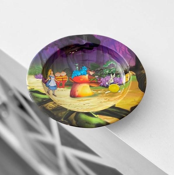 Purple Mushroom Ashtray