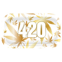420 Gold Metal Rollin' Tray