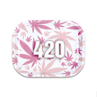 V Syndicate Rollin Trays Small 420 Pink Metal Rollin' Tray
