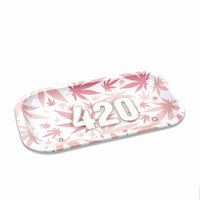V Syndicate Rollin Trays 420 Pink Metal Rollin' Tray