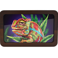 V Syndicate Rollin Trays Medium Cloud 9 Chameleon 3D High Def Wood Rollin' Tray