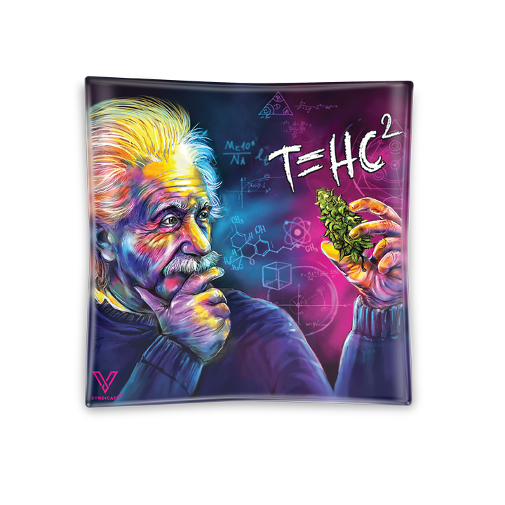 T=HC2 Einstein Blazin' Ashtray Glass