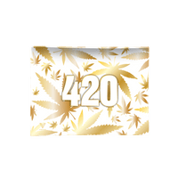 V Syndicate Glass Rollin' Tray Small 420 Gold Glass Rollin' Tray