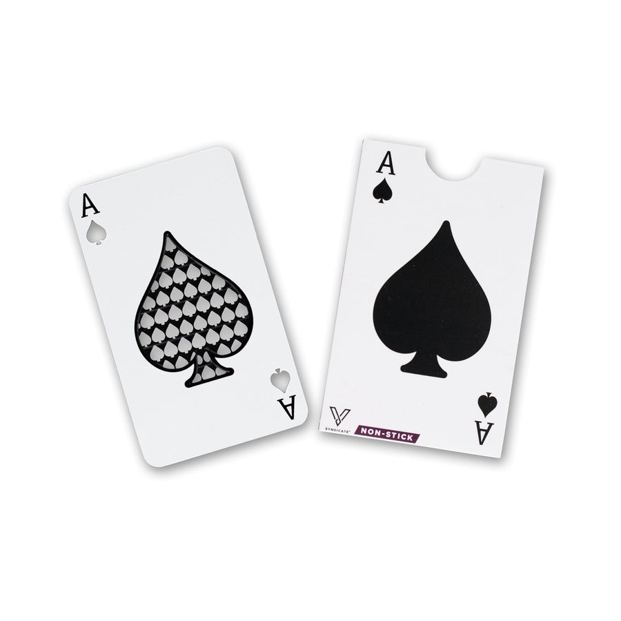 V Syndicate Grinder Card Ace of Spades Nonstick Grinder Card