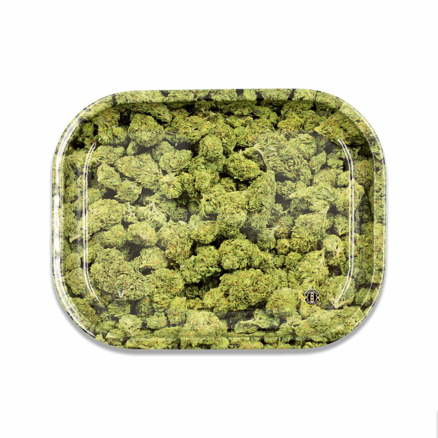 V Syndicate Rollin Trays Small Buds Metal Tray