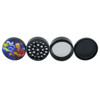 V Syndicate Smoky Night 4-Piece CleanCut Grinder (Nonstick)